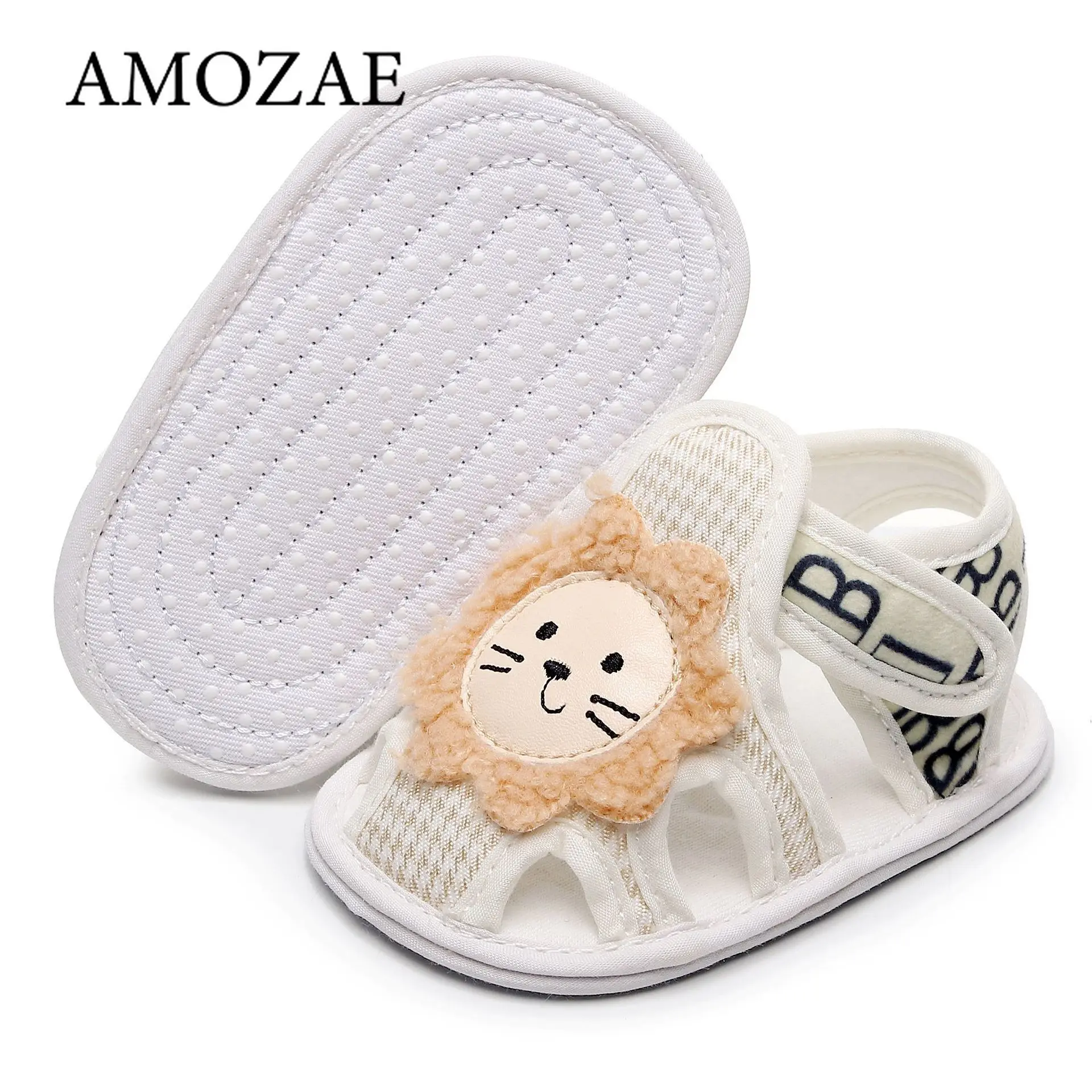 Summer Toddler Infant Kids Baby Cute Casual Princess Sandals Lovely Cartoon Soft Crib Shoes Boy Girls First Walkers Floor Shoe