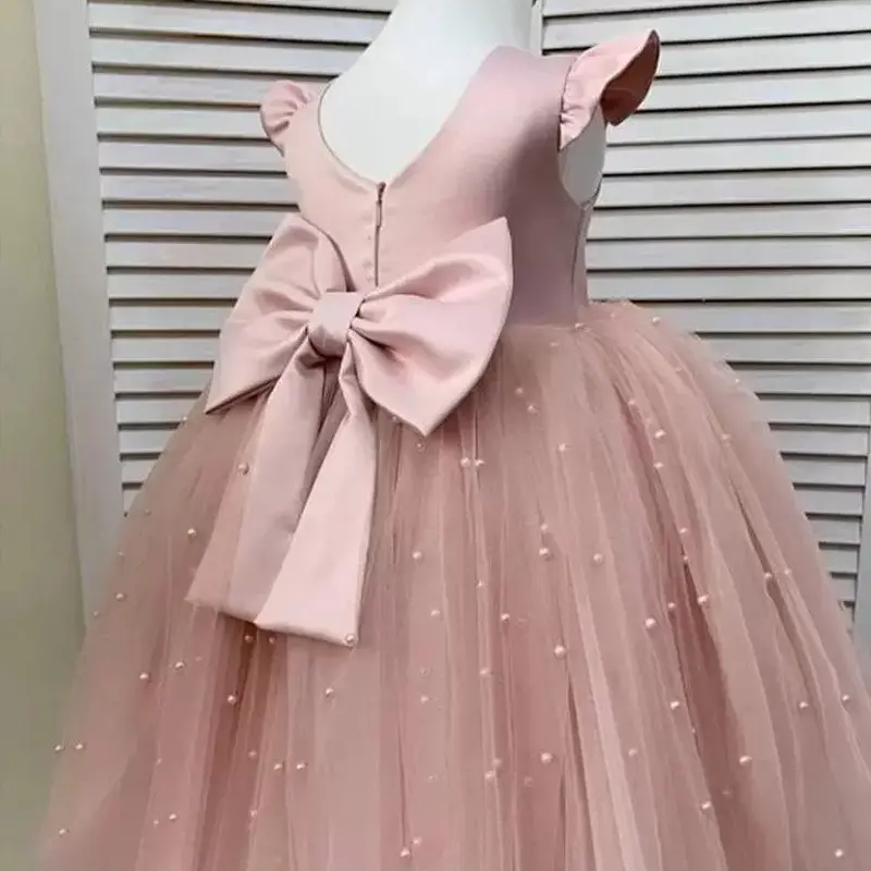 Kids Toddler Baby Girl Dress Summer Chiffon Evening Birthday Party Dresses for Girls Clothes