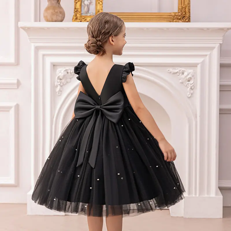 Kids Toddler Baby Girl Dress Summer Chiffon Evening Birthday Party Dresses for Girls Clothes