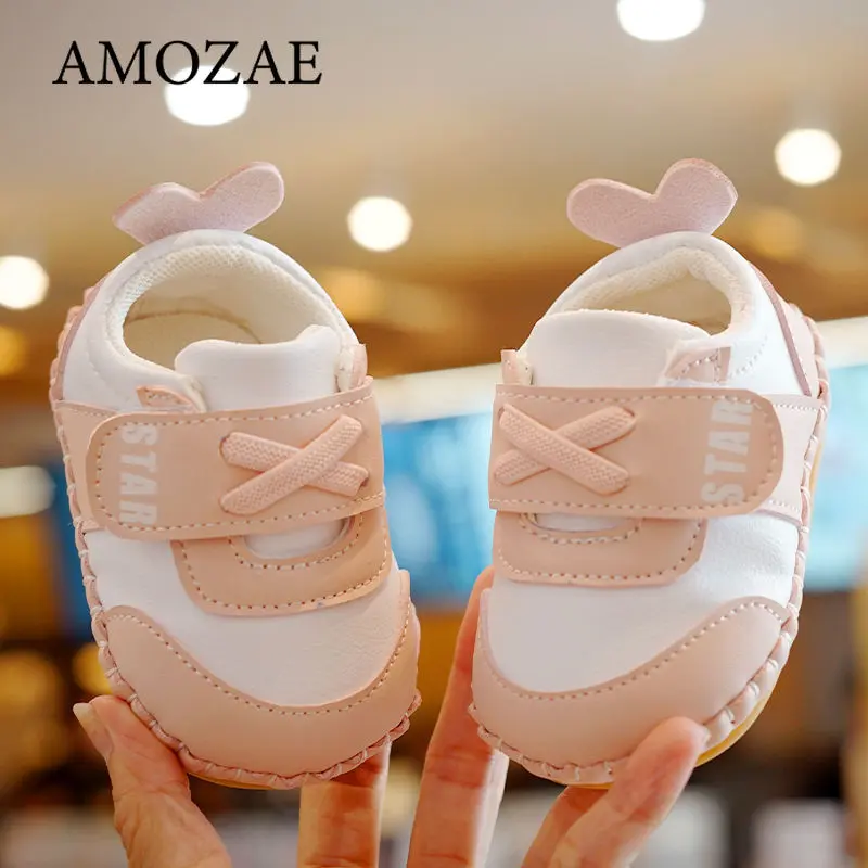 0-18M Baptism Newborn Baby Prewalker Girls Boys Casual Shoes Non-Slip Soft-Sole Infant Toddler First Walkers