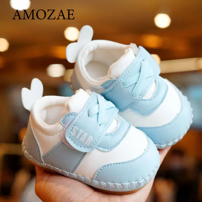 0-18M Baptism Newborn Baby Prewalker Girls Boys Casual Shoes Non-Slip Soft-Sole Infant Toddler First Walkers