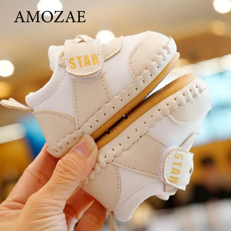 0-18M Baptism Newborn Baby Prewalker Girls Boys Casual Shoes Non-Slip Soft-Sole Infant Toddler First Walkers