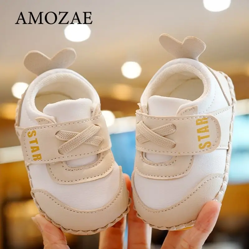 0-18M Baptism Newborn Baby Prewalker Girls Boys Casual Shoes Non-Slip Soft-Sole Infant Toddler First Walkers