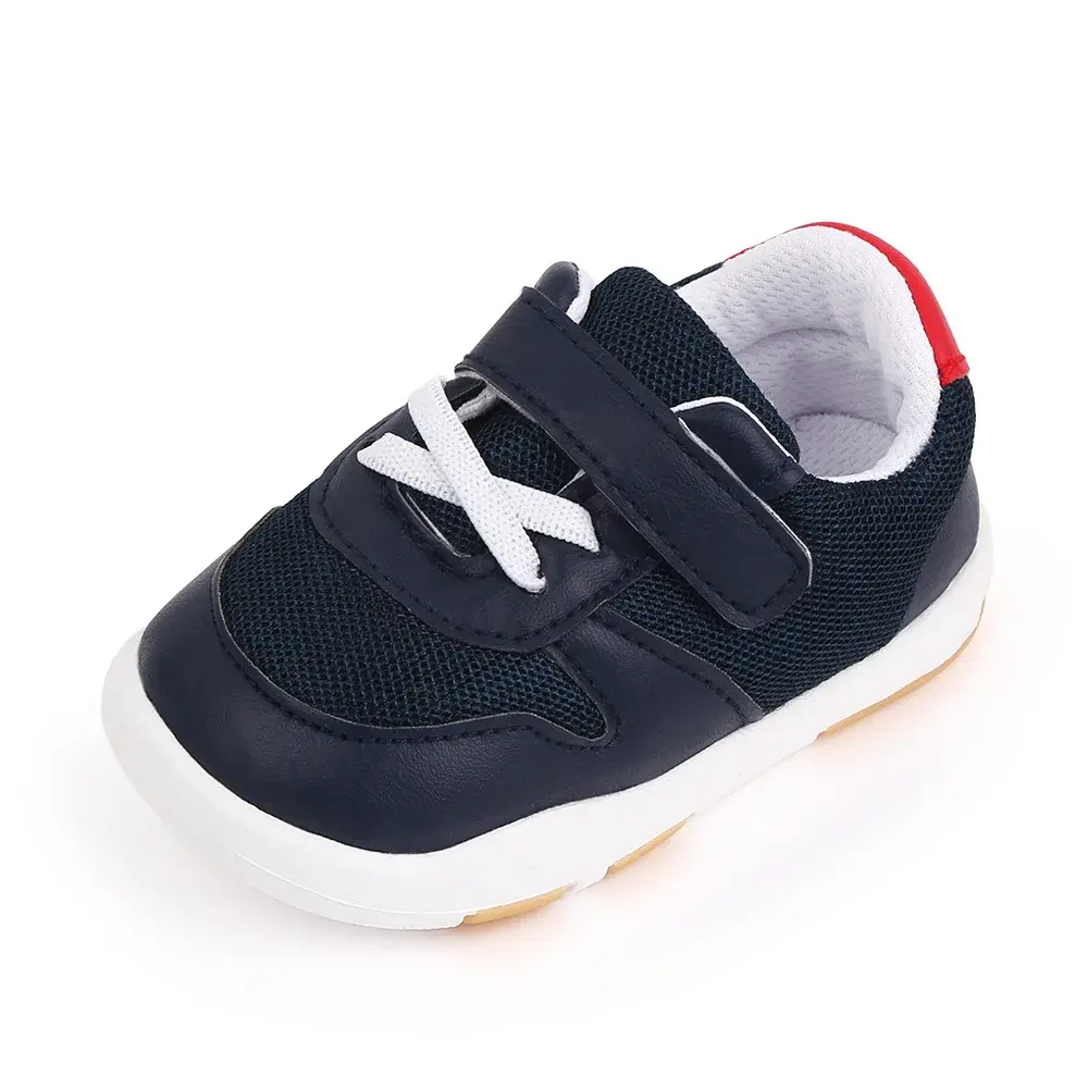 Baby Shoes Infant Baby Boys Crib Shoes Mesh Breathable Soft Sole Sneakers Walking Shoes Toddler First Walker Four Seasons