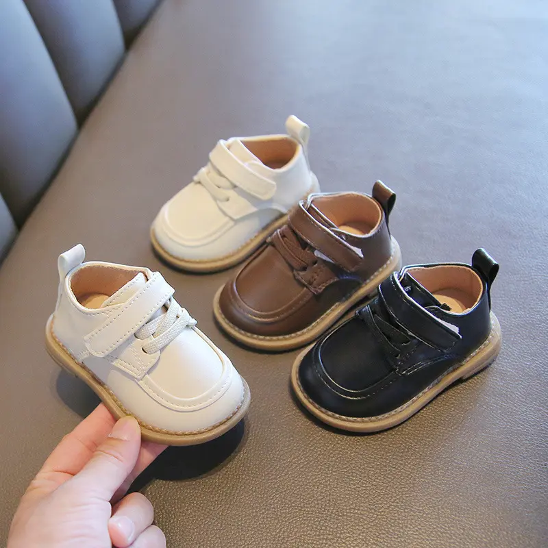 Baby Toddler Shoes Soft Leather First Walkers for Boys Girls Spring Autumn Wedding Party Newborn Sneakers