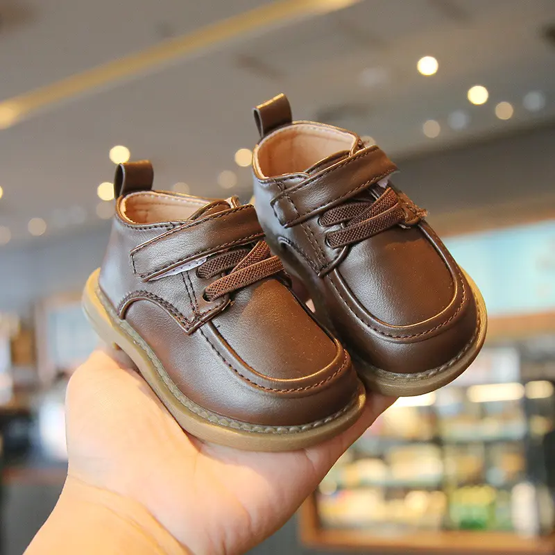 Baby Toddler Shoes Soft Leather First Walkers for Boys Girls Spring Autumn Wedding Party Newborn Sneakers