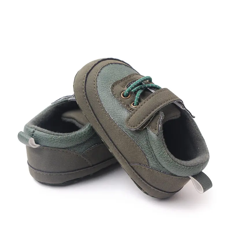 Spring and Autumn Style 0-1 Year Old Sports Sneakers Casual Anti Drop Baby Shoes Soft Sole Baby Boys Walking Shoes Pre-walkers