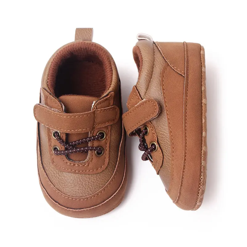 Spring and Autumn Style 0-1 Year Old Sports Sneakers Casual Anti Drop Baby Shoes Soft Sole Baby Boys Walking Shoes Pre-walkers