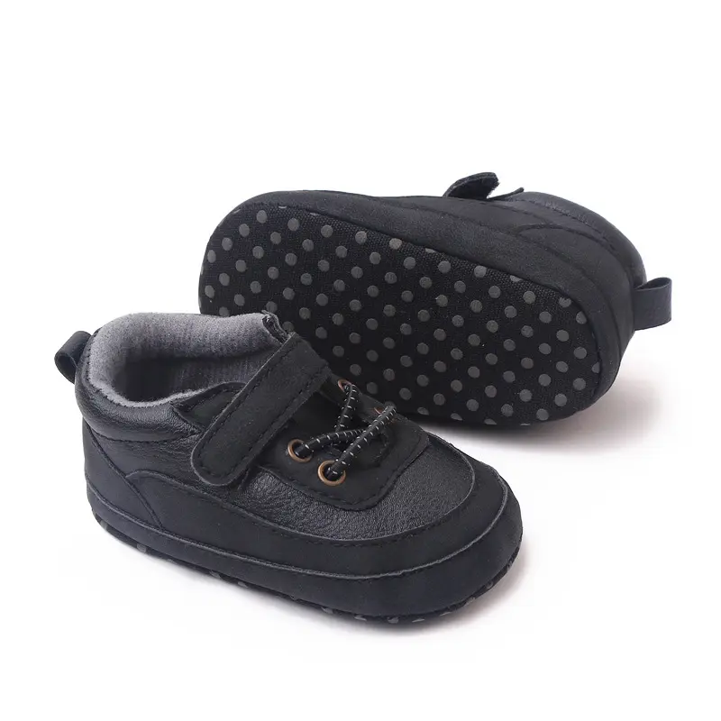 Spring and Autumn Style 0-1 Year Old Sports Sneakers Casual Anti Drop Baby Shoes Soft Sole Baby Boys Walking Shoes Pre-walkers