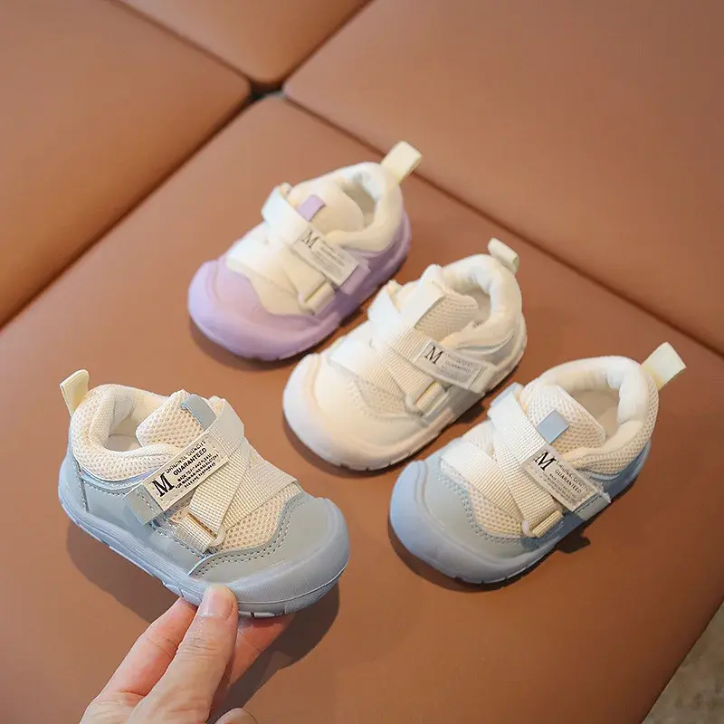Baby Walking Shoes Boy Soft Soles Anti-skid Children's Casual Sneaker Shoes Mesh Breathable Baby Baby Girl Shoes