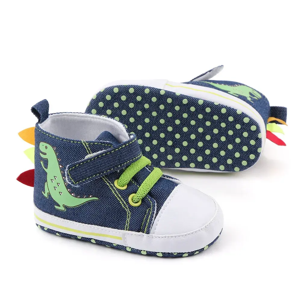 Classic Flash Baby Shoes Cute Animal Boys Girls Sports Shoes Crib Shoes Toddlers Soft Sole Anti-slip First Walkers Baby Sneakers