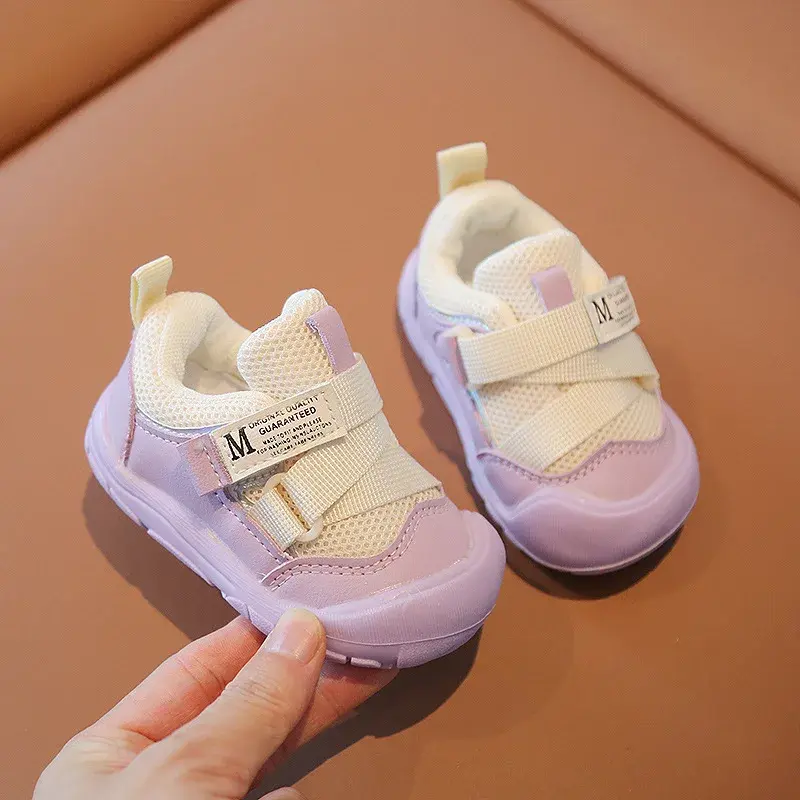 Baby Walking Shoes Boy Soft Soles Anti-skid Children's Casual Sneaker Shoes Mesh Breathable Baby Baby Girl Shoes