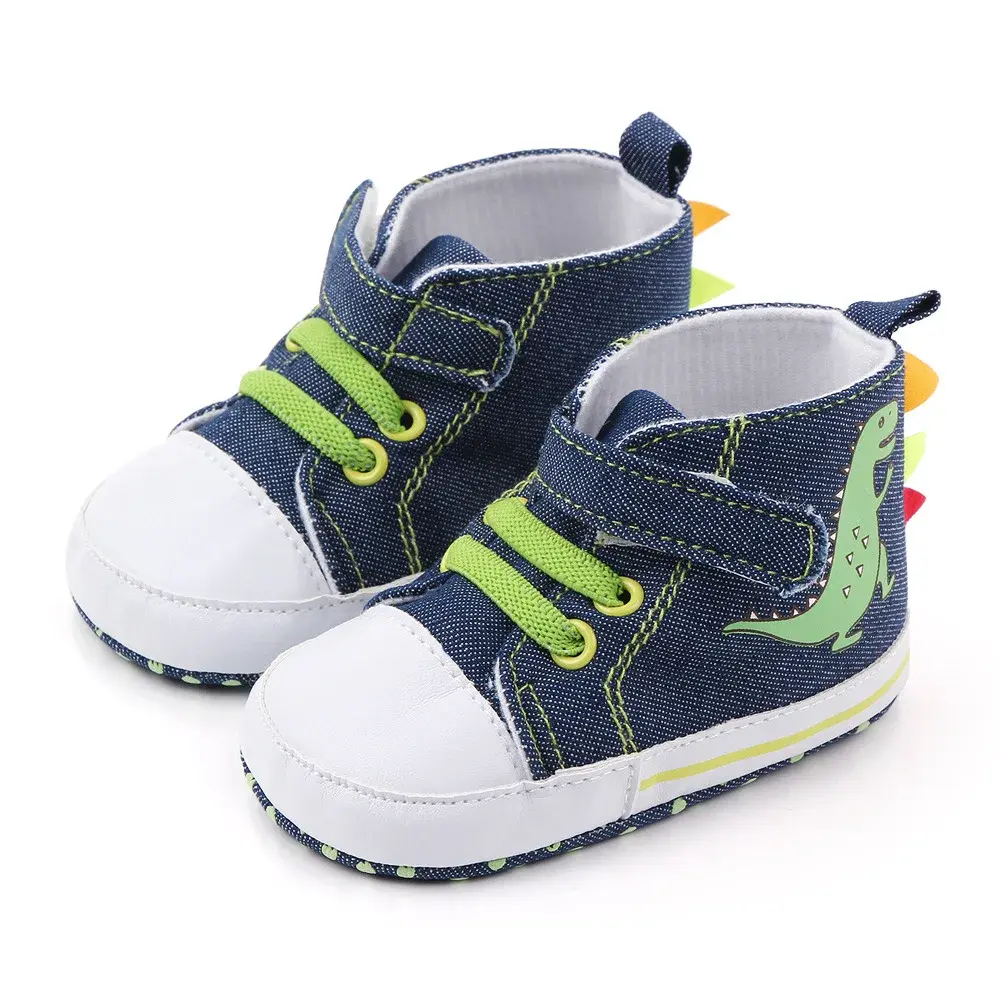 Classic Flash Baby Shoes Cute Animal Boys Girls Sports Shoes Crib Shoes Toddlers Soft Sole Anti-slip First Walkers Baby Sneakers