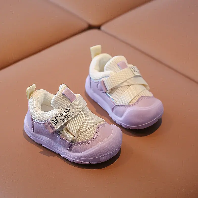 Baby Walking Shoes Boy Soft Soles Anti-skid Children's Casual Sneaker Shoes Mesh Breathable Baby Baby Girl Shoes