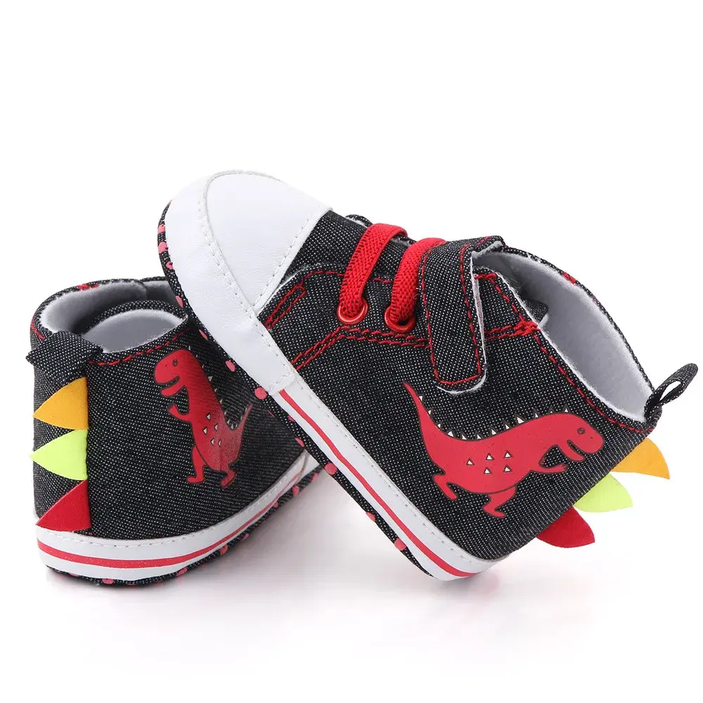 Classic Flash Baby Shoes Cute Animal Boys Girls Sports Shoes Crib Shoes Toddlers Soft Sole Anti-slip First Walkers Baby Sneakers