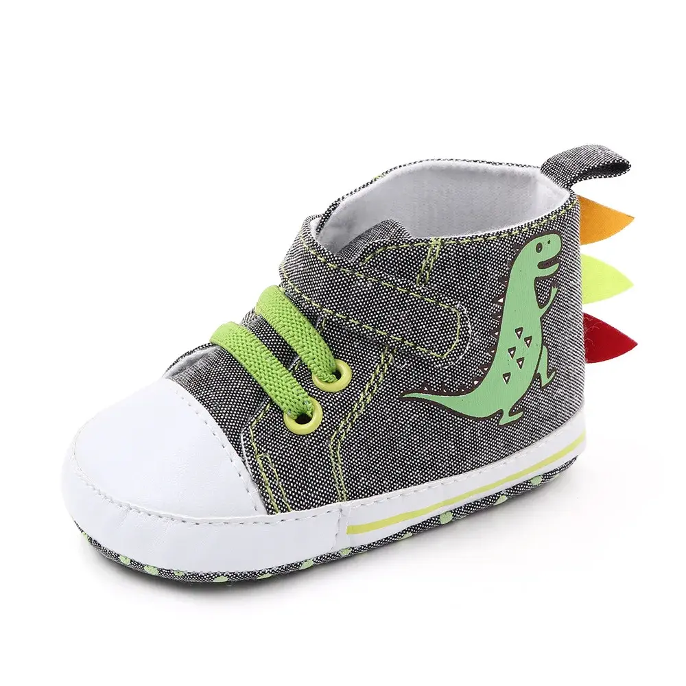 Classic Flash Baby Shoes Cute Animal Boys Girls Sports Shoes Crib Shoes Toddlers Soft Sole Anti-slip First Walkers Baby Sneakers