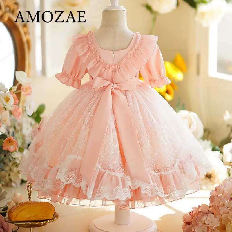 Children Girls Summer Dress Birthday Party Princess Dress Children's Clothing Casual Skirt Kids' Fashion Elegant Design Dress