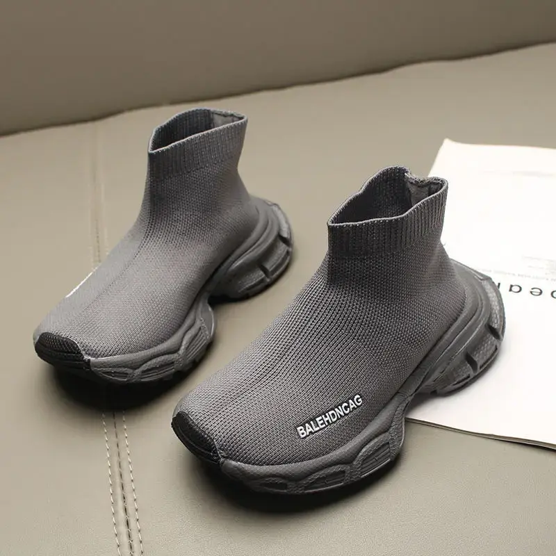 Children Shoes Summer Autumn New Baby Knitted Sport Running Soft Casual Breathable Mesh Sneakers Kids Boys Soft Bottom Shoes