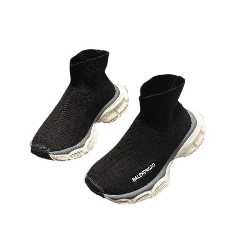 Children Shoes Summer Autumn New Baby Knitted Sport Running Soft Casual Breathable Mesh Sneakers Kids Boys Soft Bottom Shoes