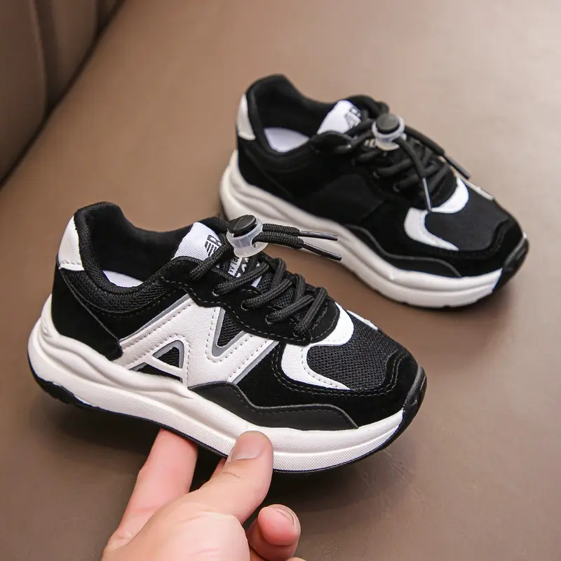 Kids Boys Girls Soft Sneakers Fashion Sports Running Shoes Casual Baby Toddler Outdoor Flat Shoes Trend Chic Basketball Footwear