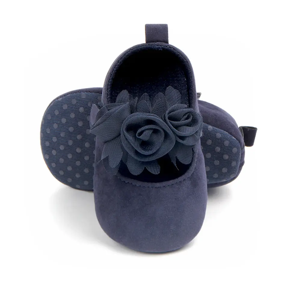 2025 New Cute Floral Baby Shoes For Newborn Infant Toddler Girl Princess Shoes Soft Sole Prewalker Anti-slip Baby Shoes 0-18M