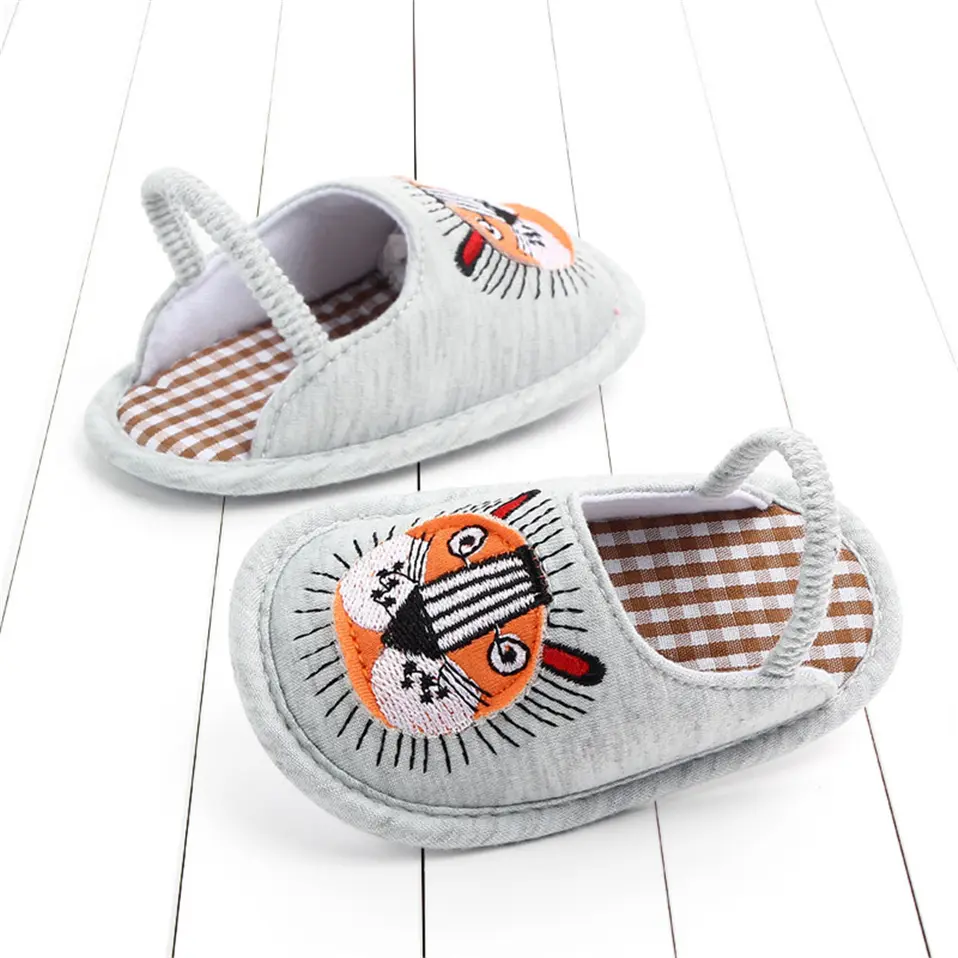 Summer Cute Animal Pattern Baby Slippers Toddler Baby Boys Girls Shoes Soft Sole Indoor Non-slip New Fashion Baby Slippers