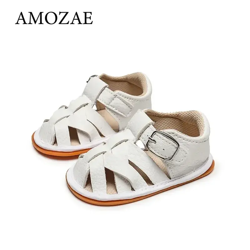 Children's Sandals Newborn Baby Boys Fashion Summer Soft Shoes First Walker Non Slip Soft Sole 0-18 Month