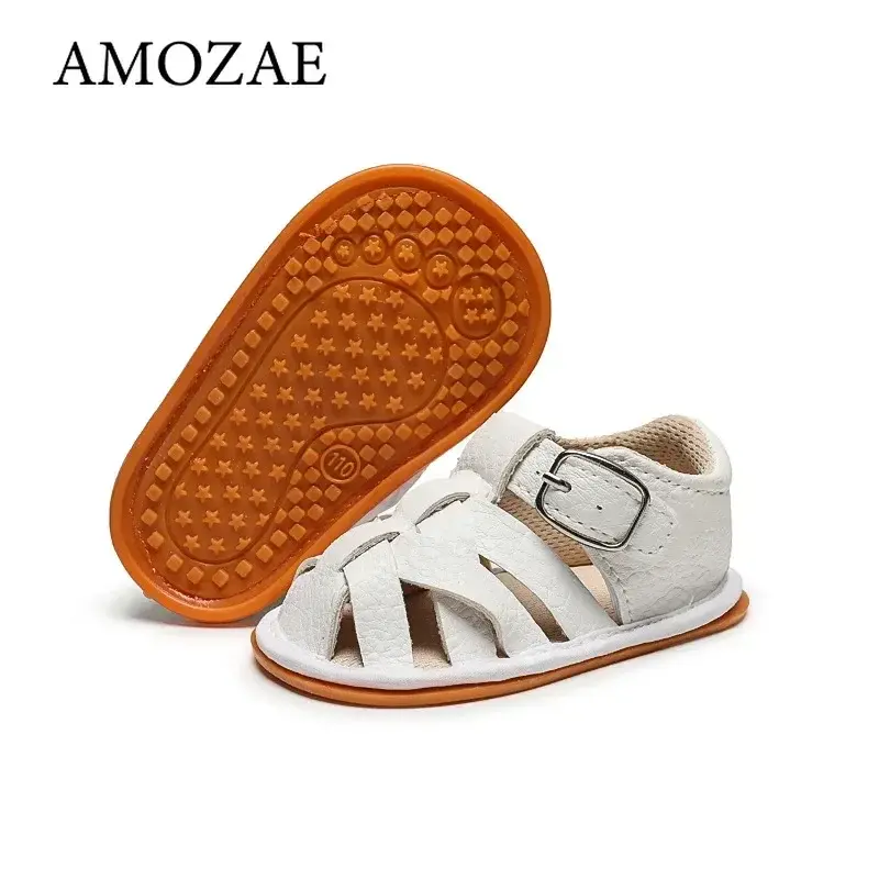 Children's Sandals Newborn Baby Boys Fashion Summer Soft Shoes First Walker Non Slip Soft Sole 0-18 Month