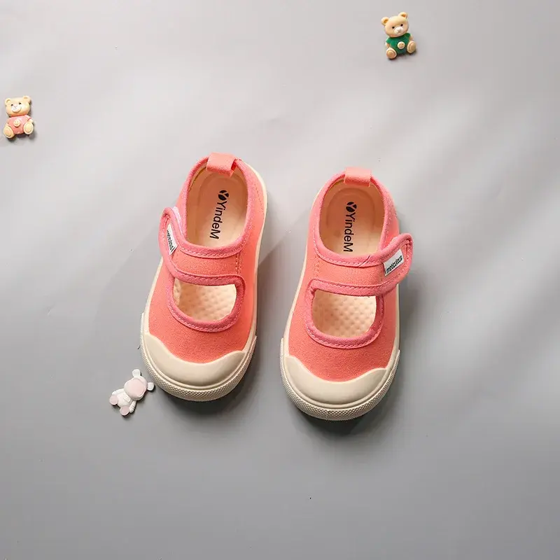 Kids Shoes Baby Girl Boys Canvas Walking Shoes Summer Spring Breathable Comfortable Sneakers Rubber Soft Sole Sports Shoes
