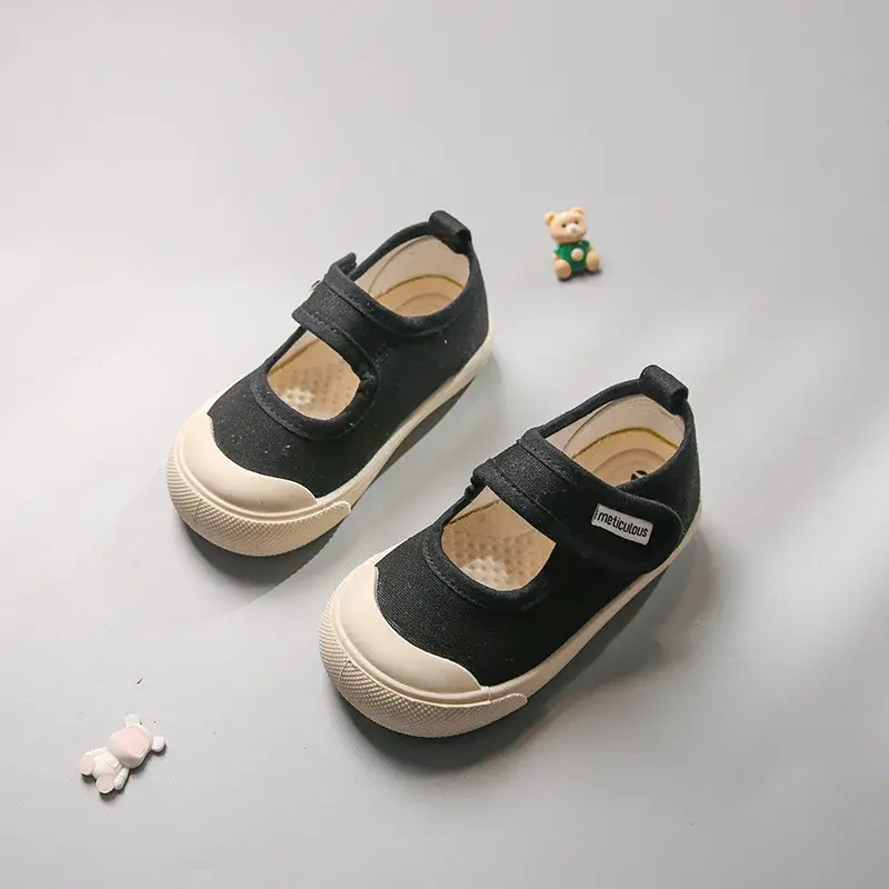 Kids Shoes Baby Girl Boys Canvas Walking Shoes Summer Spring Breathable Comfortable Sneakers Rubber Soft Sole Sports Shoes