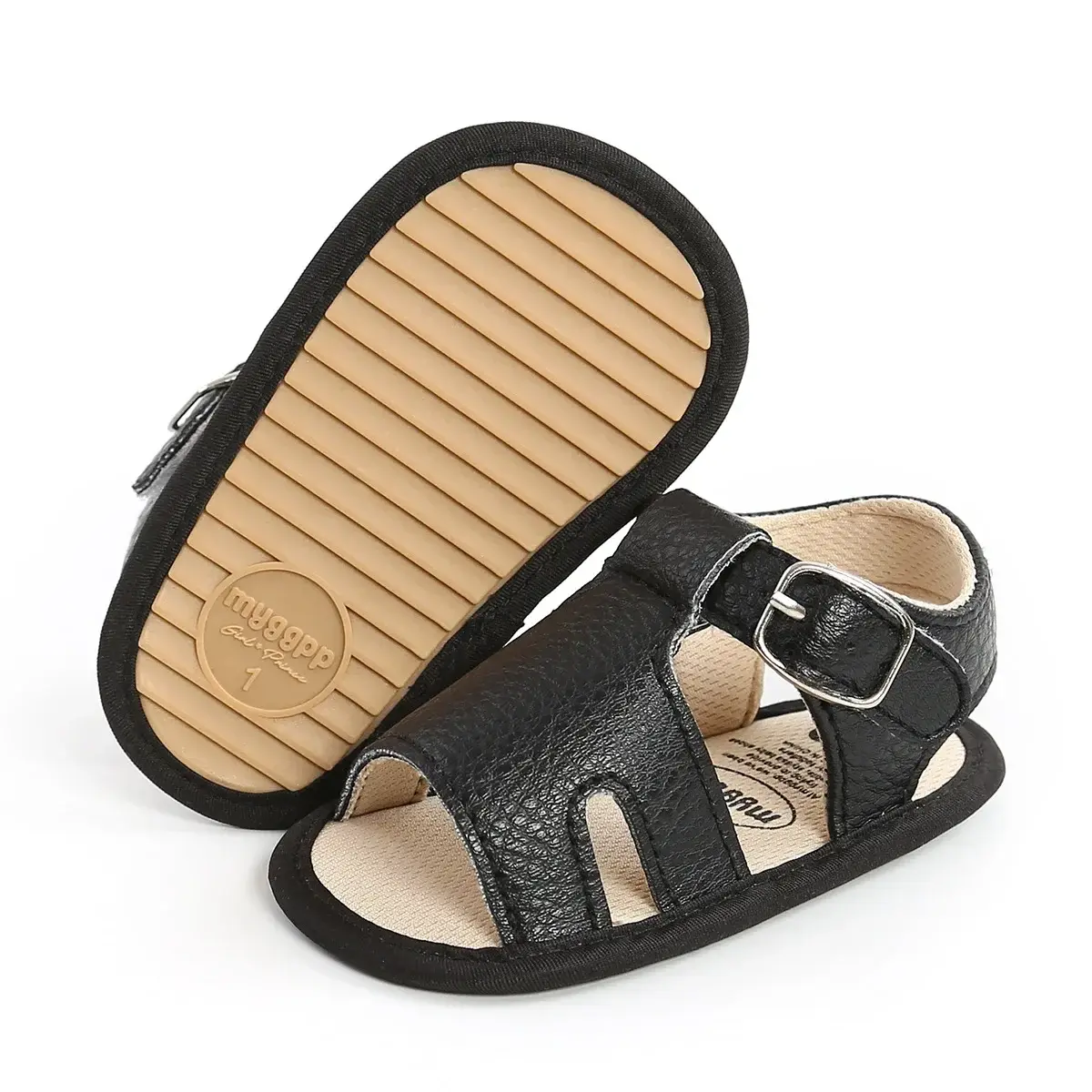 2025 New Summer Baby Sandals Infant Boy Girl Shoes Non-slip Rubber Sole Net Flat Heel Garden Girl Sandals First Walkers 0-1Y