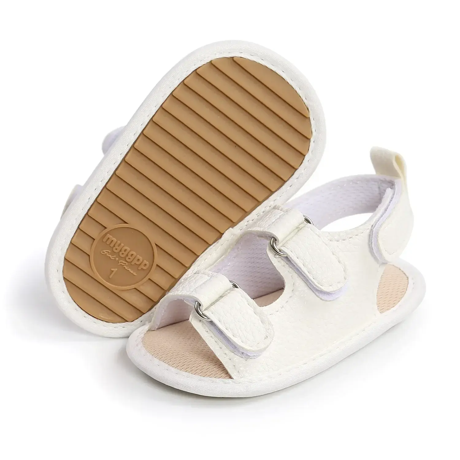 New Baby Boy Girl Sandals 2025 Baby Shoes  PU Soft Bottom Sole Anti-Slip Infant First Walker Crib Shoes Newborn Moccasins
