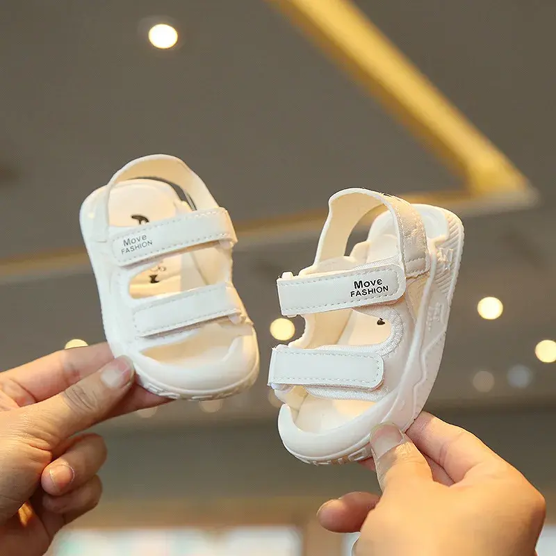 Children's Summer Sandals Baby Girl Kids Toddlers Protecting Toes Anti-slippery Soft Sole Breathable Sport Girls Sandals