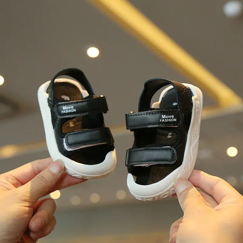 Children's Summer Sandals Baby Girl Kids Toddlers Protecting Toes Anti-slippery Soft Sole Breathable Sport Girls Sandals