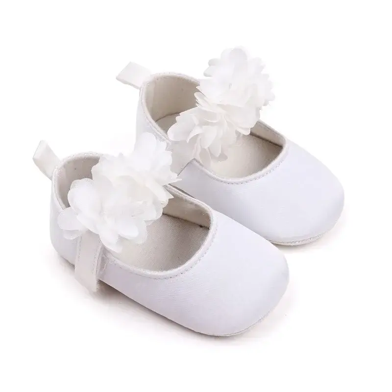 Baby Girls Cute Flowers Princess shoes Spring Autumn Toddlers Prewalkers Cotton Shoes Infant Soft Bottom First Walkers 0-18M