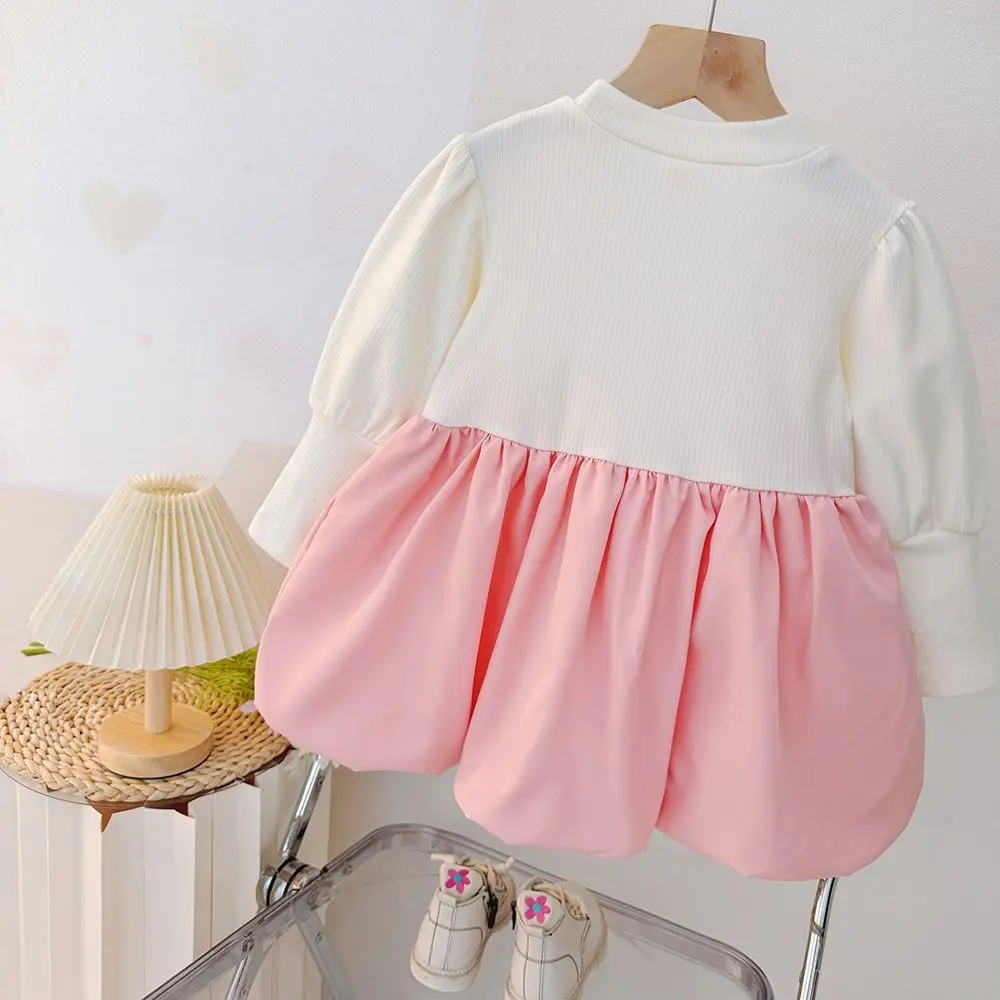 Spring And Autumn New Baby Girl Dress Cute Cartoon Long Sleeve Children'S Clothing (9 Months -3 Years Old)