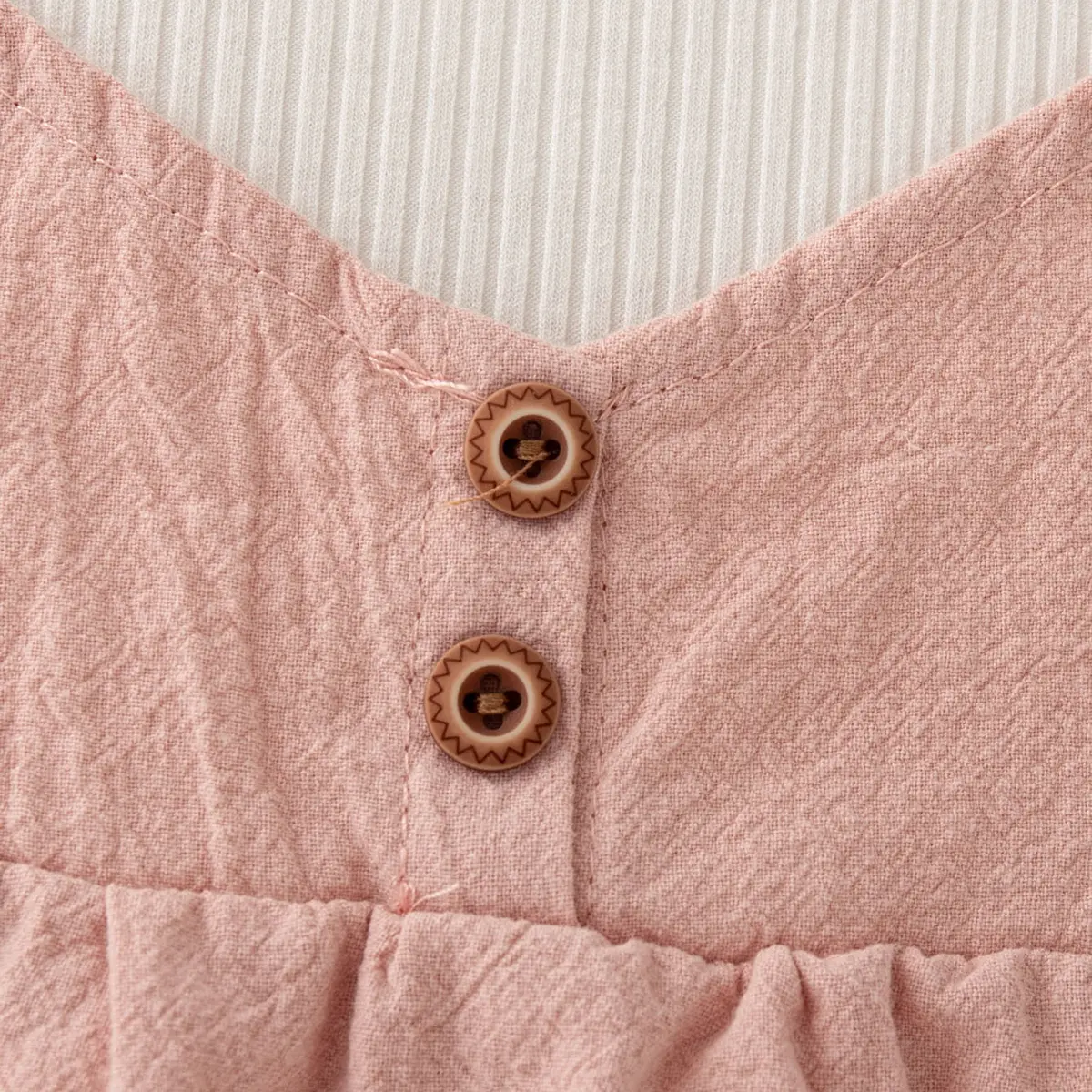 Casual Dresses For Girls Autumn New Long Sleeved Baby Dress Solid Color Button Sweet Bow Round Neck Clothes Girl