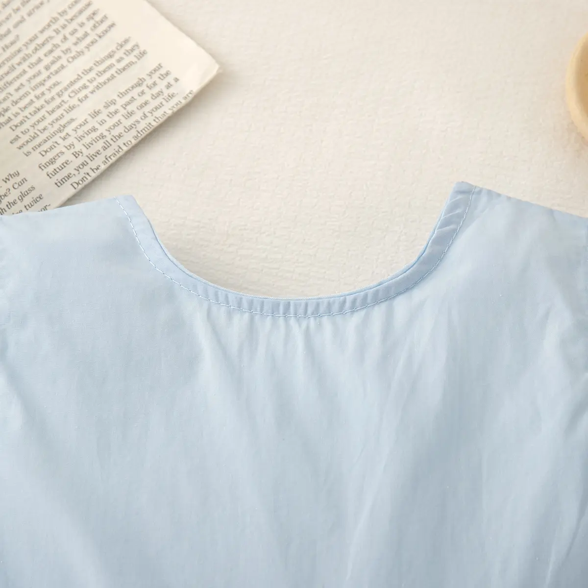 Baby Girl Dresses Summer New Sleeveless Solid Color Baby Clothes Simple Splicing 3d Decoration Casual Dress For Girl
