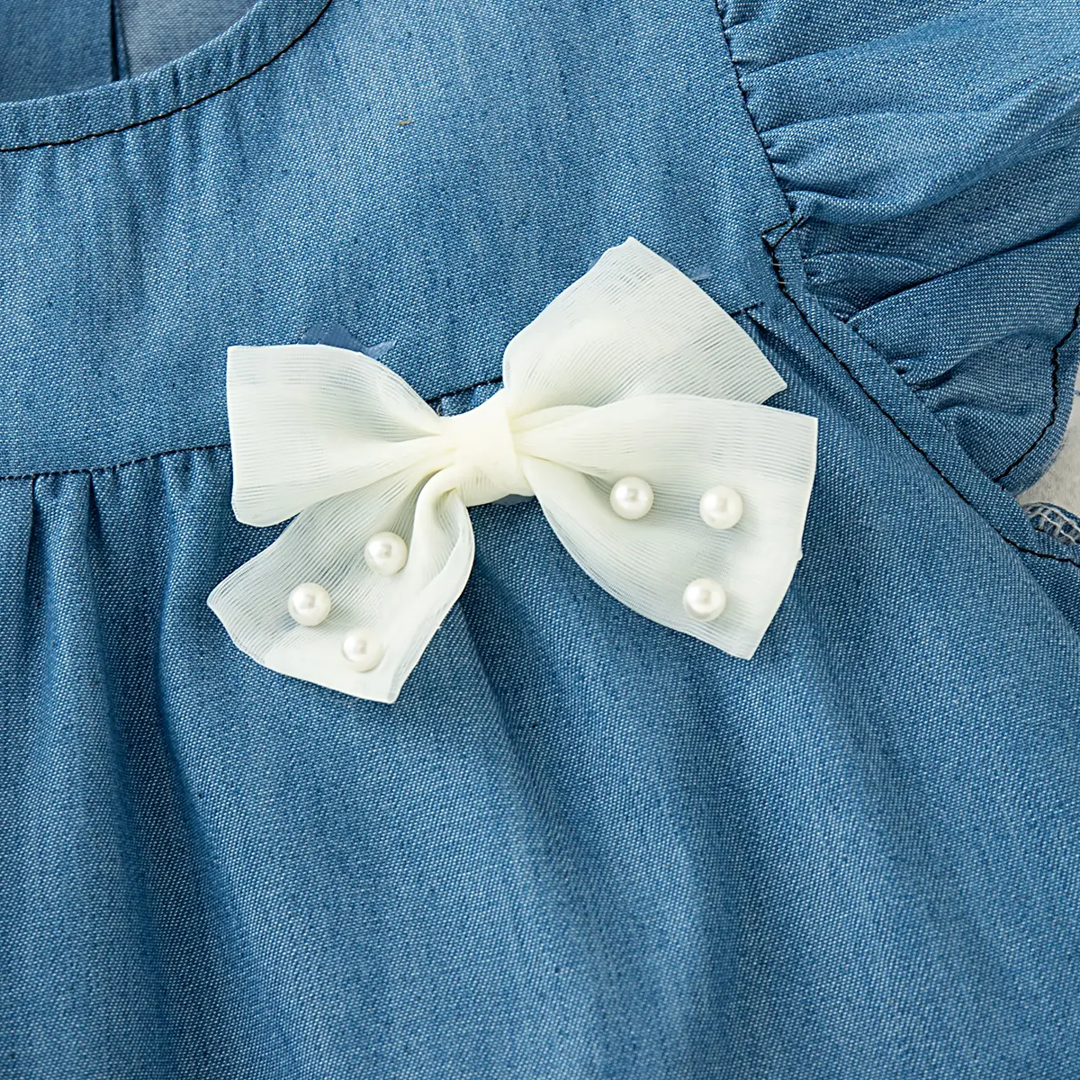 Summer Baby Clothes Girl Sleeveless Bow Cute Baby Girl Dress New Lightweight Soft Fabric Children'S Clothing