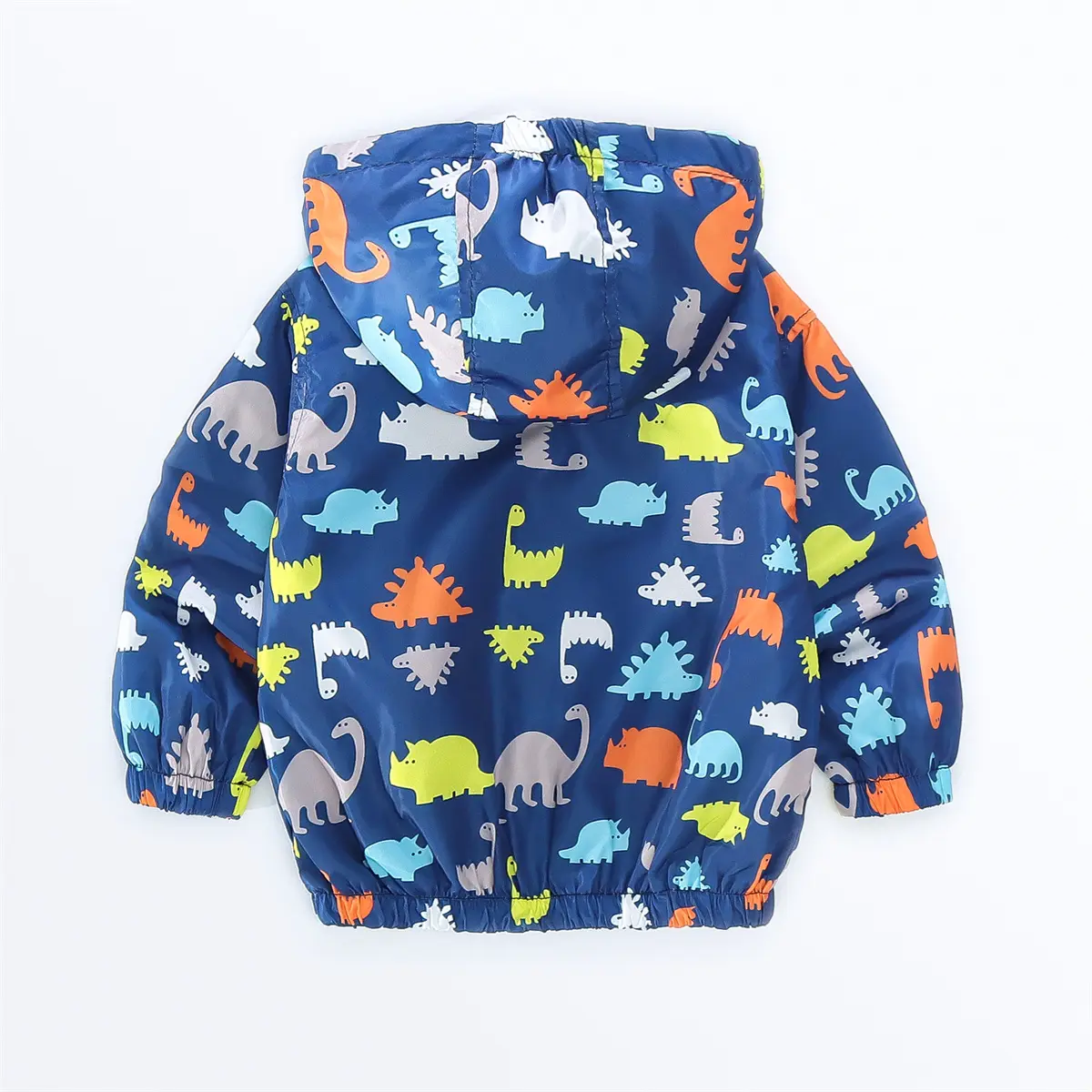 Spring Boys' Coat Printed Cartoon Dinosaur Zipper Hoodie Autumn Casual Baby Sweatshirt Children'S Windproof Coat 0-3 Years Old
