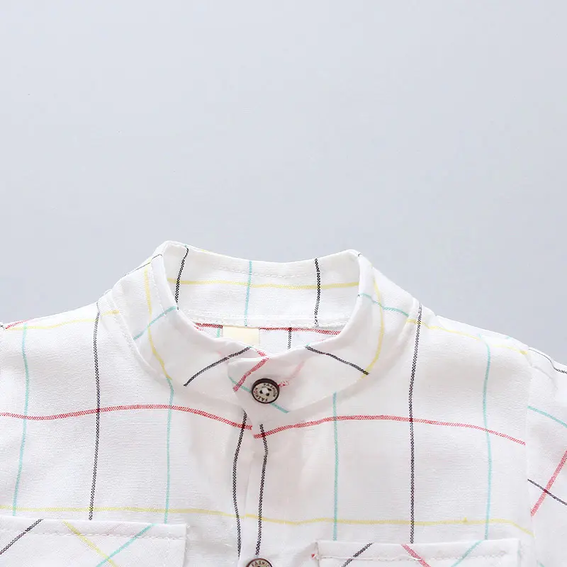 2/piece set boys set summer short sleeved shirt Korean version children's clothing baby summer casual breathable