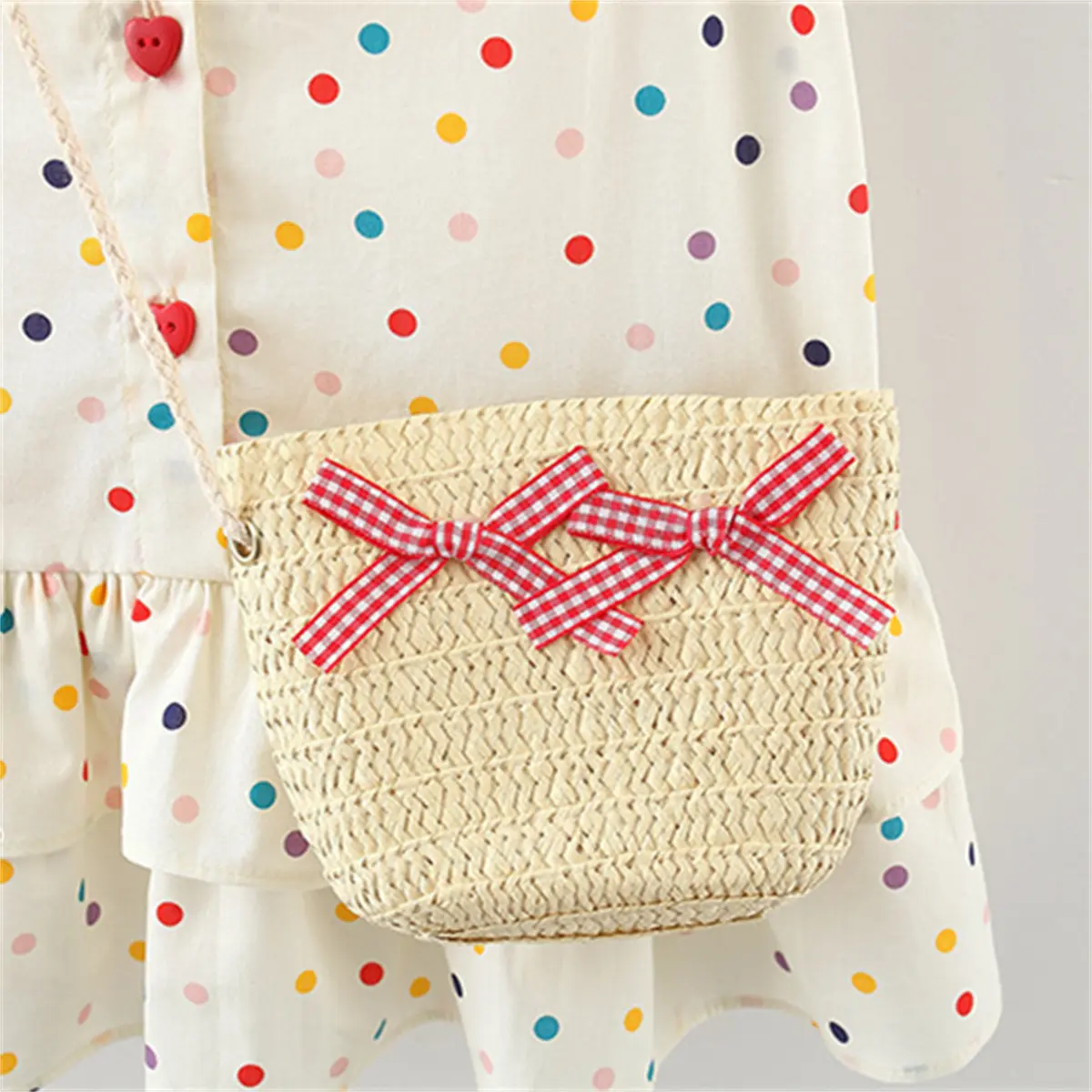 Baby Girl Dresses Summer New Sleeveless Ruffled Baby Girl Clothing Colorful Polka Dot Sweet Bow Toddler Dress