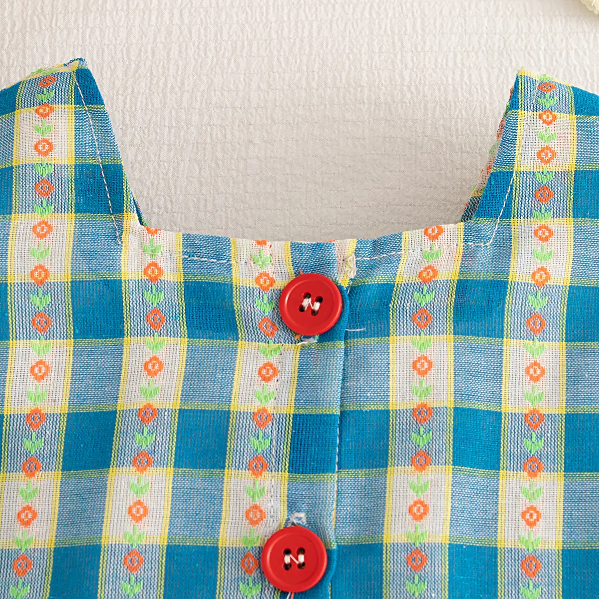 New Baby Clothes Girl 2 Pieces Checkered Top Shorts Cute Sweet Girl'S Sets Leisurely Vacation Baby Newborn Items