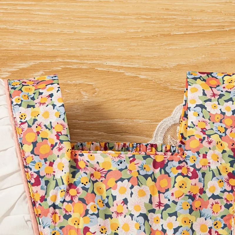 Baby Girl Clothes Summer Baby Girl Floral Full Print Big Butterfly Princess Sleeveless Dress Little Flying Sleeve Cute Dress