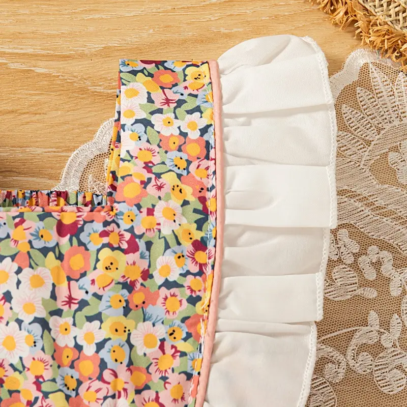 Baby Girl Clothes Summer Baby Girl Floral Full Print Big Butterfly Princess Sleeveless Dress Little Flying Sleeve Cute Dress