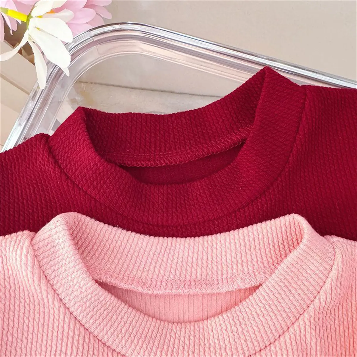 Toddler Dress Autumn New Long Sleeved Clothes Girl Mesh Solid Color Two Piece Set Buttons Sweet Bow Girls Dress