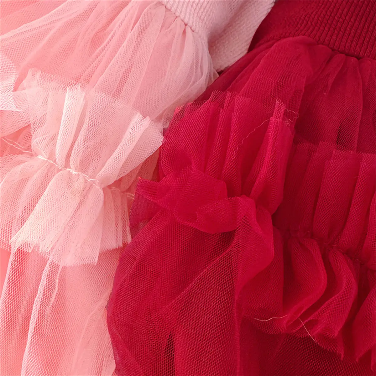 Toddler Dress Autumn New Long Sleeved Clothes Girl Mesh Solid Color Two Piece Set Buttons Sweet Bow Girls Dress