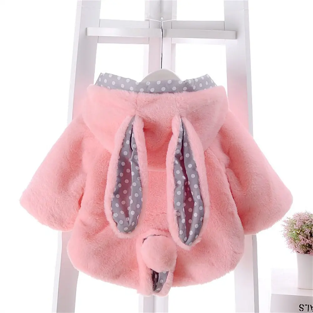 Girls' Autumn and Winter New Hooded Sweater Shawl Coat Children's 3D Flower Plush Winter Small Sweater Top