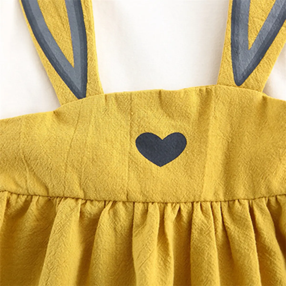 Girl Baby Autumn Dress Spring Baby Long Sleeve Cute Dress Children'S Knitted Strap Print Daily Cute Clothing