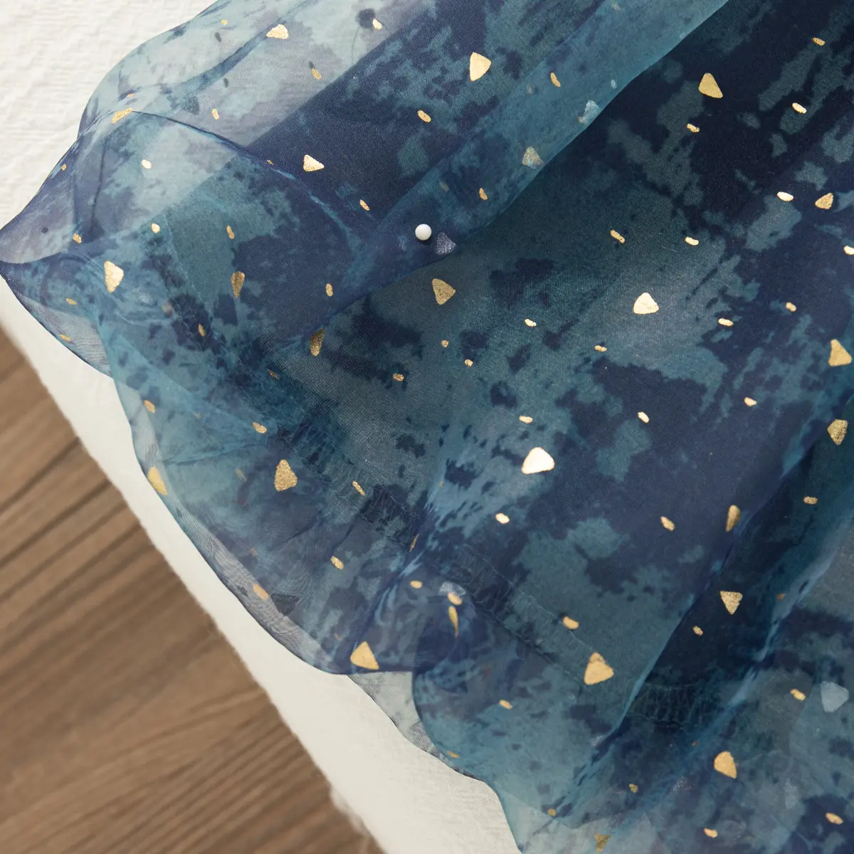 Baby Girl Dresses Summer New Sleeveless Ruffle Edge Baby Dress Mesh Starry Sky Sequins Sweet Bow Costumes For Girls
